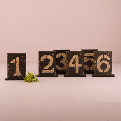 Rustic Table Numbers