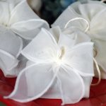 Organza Drawstring Favor Pouches