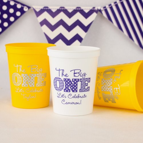 Personalized Birthday Stadium Cups