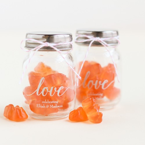 Printed Mini Mason Jars