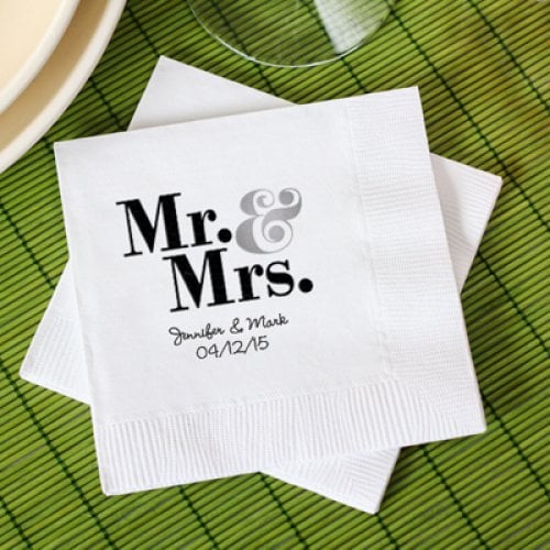 Personalized Napkins For Wedding Reception 28 Images Wedding