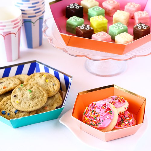 Stripe Platter Serving Set