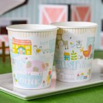 Happy Little Farm Party Cups