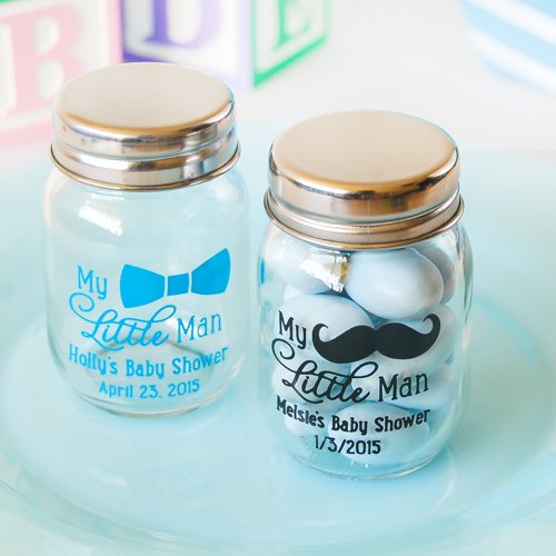 Printed Baby Shower Mason Jars