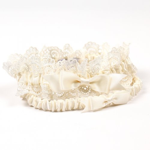 Eleanor Lace Wedding Garter Set