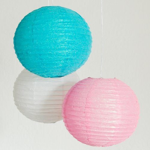 Glitter Paper Lanterns