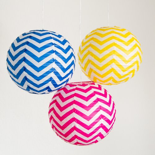 Chevron Paper Lanterns