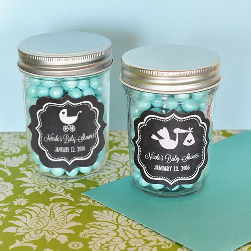 Personalized Chalkboard Mini Mason Jars