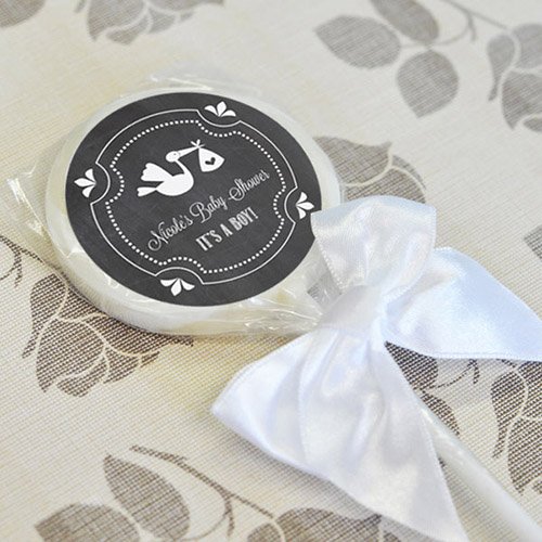 Personalized Chalkboard Lollipop Favors