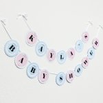 Personalized Baby Shower Garland Banner