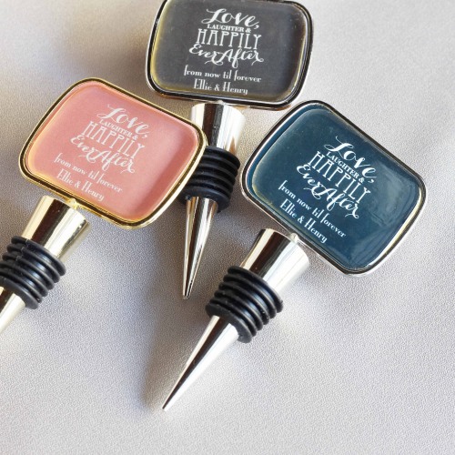 Personalized Bottle Stopper with Epoxy Dome