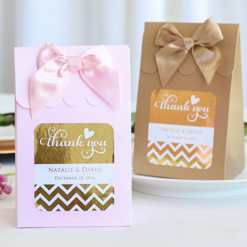 Personalized Metallic Foil Candy Bags