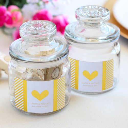 Personalized Metallic Foil Mini Cookie Jars