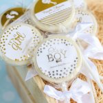 Personalized Metallic Foil Lollipop Favors