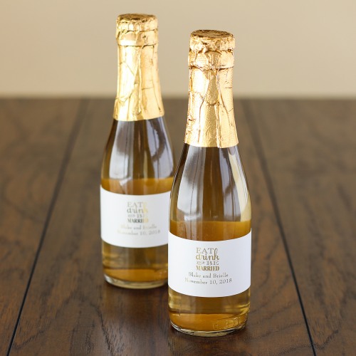 Personalized Metallic Foil Drink Labels