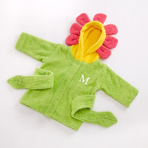 Personalized Showers and Flowers Hooded Robe