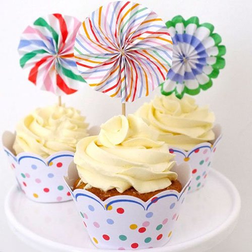 Toot Sweet Pinwheel Toppers