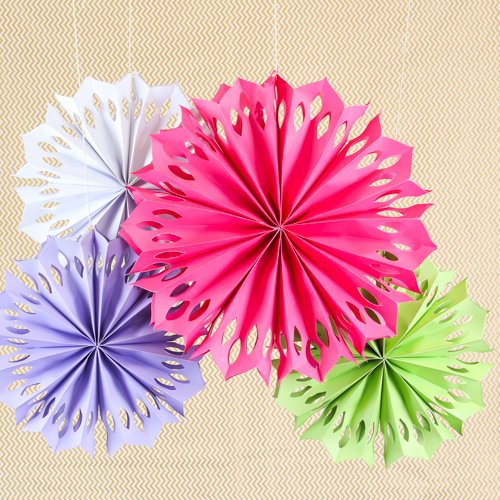 Paper Flower Pinwheels