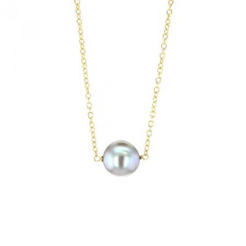 Pearl Solitaire Necklace