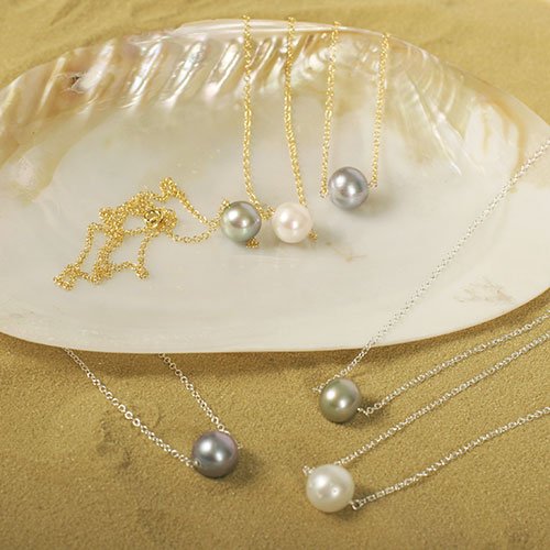 Pearl Solitaire Necklace