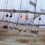 Solo Stone Earrings