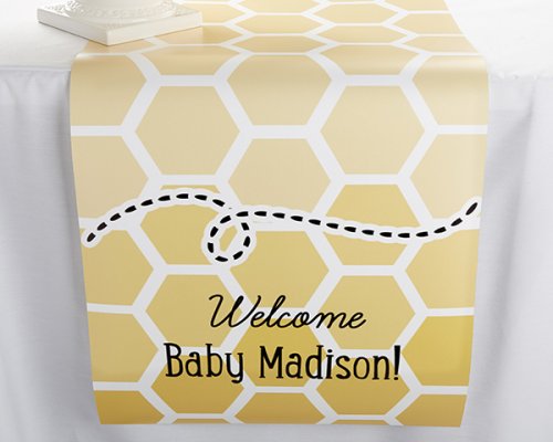 Personalized Baby Shower Table Runner