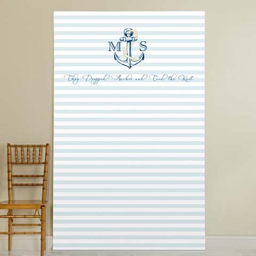 Personalized Bridal Photo Backdrop