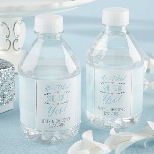 Personalized Themed Water Bottle Label
