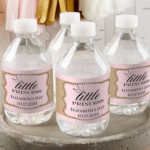 Baby Shower Water Bottle Label Ideas