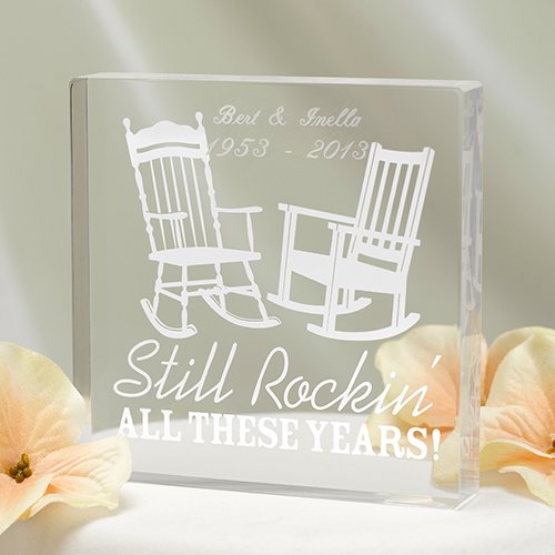 Personalized Still Rockin' Cake Topper