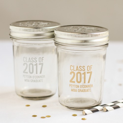 Personalized Party Printed Glass Mason Jar