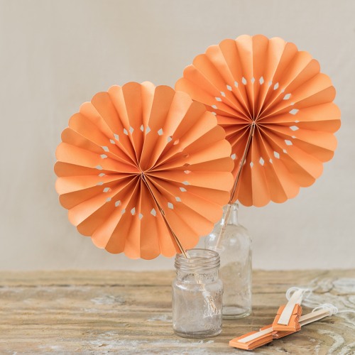Pinwheel Paper Hand Fans
