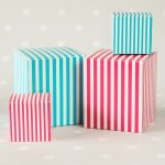 Striped Favor Boxes