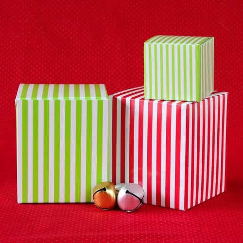 Striped Favor Boxes