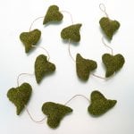 Moss Heart Garland