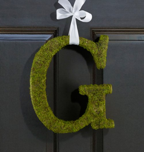 Moss Monogram Letters