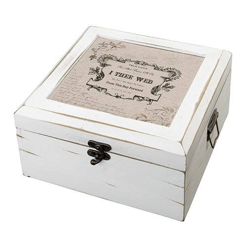 Personalized Antique Card Box