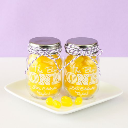 Printed Birthday Mini Mason Jars