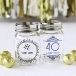 Printed Birthday Mini Mason Jars