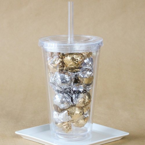 Custom Tumblers with Candy Filling