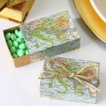 Map Favor Boxes