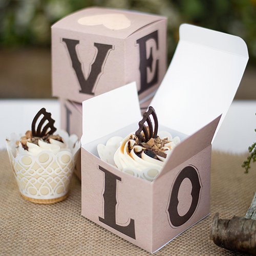 Rustic Love Cupcake Box