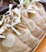 Themed Burlap Favor Bags