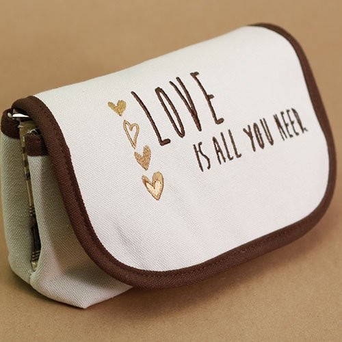 Canvas Cosmetic Bag