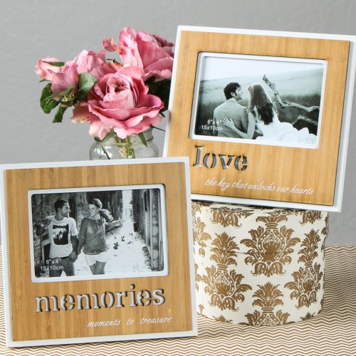 Engraved Bamboo Finished Frame