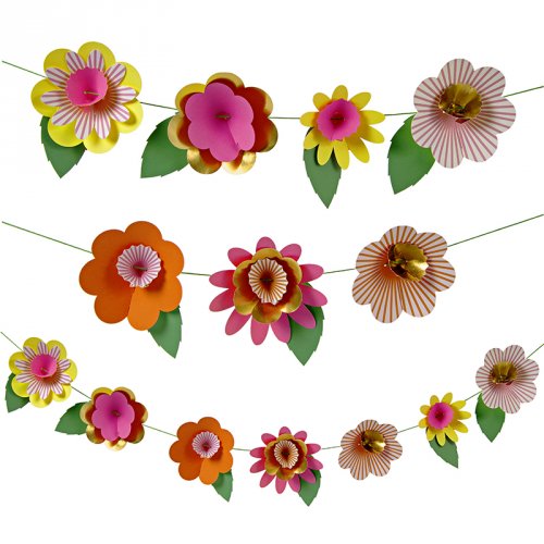 Fancy Flowers Garland
