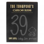 Personalized Chalkboard Countdown Sign