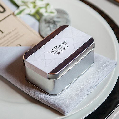 Rectangular Tin Favor Boxes