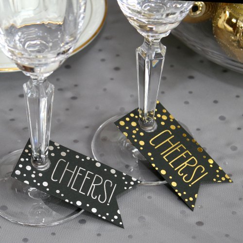 Foil Polka Dot Favor Tags