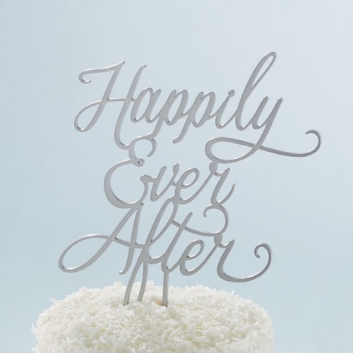 Happily Ever After Cake Topper